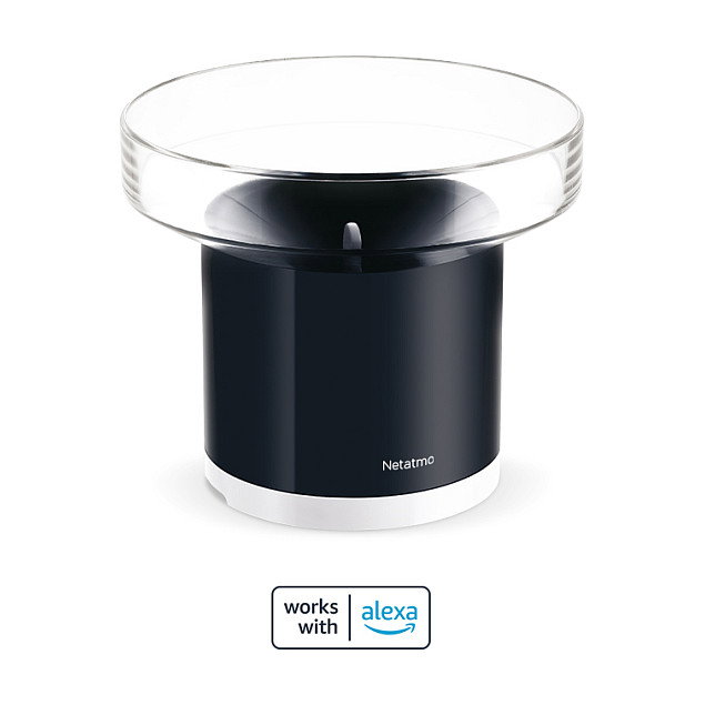 NetAtmo Pluviómetro Inteligente Smarter Regenmesser para Estación Meteorológica, Accesorio Inalámbrico con Batería AAA