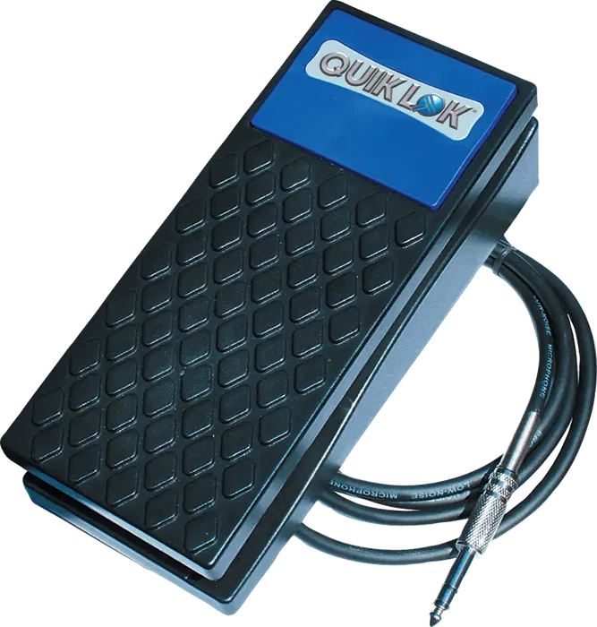 QUIKLOK Pedal de Volumen para Teclado con Jack Estéreo y Cable de 1.88m, Compatible con Korg, Roland, Yamaha