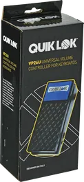 QUIKLOK Pedal de Volumen para Teclado con Jack Estéreo y Cable de 1.88m, Compatible con Korg, Roland, Yamaha