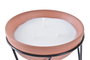 DKD Home Decor Vela de Cera de Parafina Antimosquitos Terracota 130 g