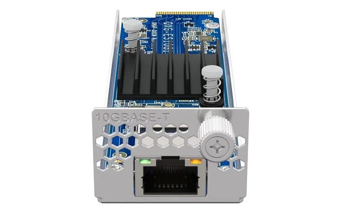 QNAP QXG-ES10G1T E1.S LAN Módulo de Red Transceptor, 10Gbase-T, 10000 Mbit/s, Puerto RJ-45, IEEE 802.3an, IEEE 802.3bz