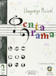 Llenguatge musical pentagrama 2 Grau Mitja, Amat, C - BOILEAU