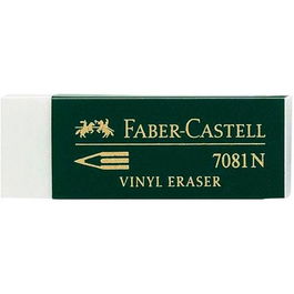 Faber Castell 7081 N Goma De Borrar Blanca En Blister De 2 Unidades