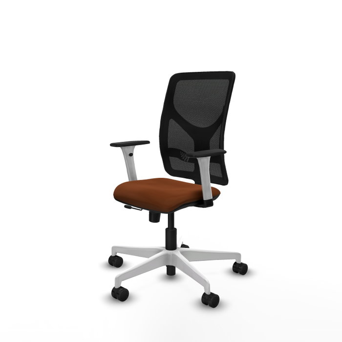 PIQUERAS Y CRESPO Silla de oficina Motilla con mecanismo Sincro/Traslack Marrón y Negro PIQUERAS Y CRESPO Silla de oficina Motilla con mecanismo Sincro/Traslack Marrón y Negro