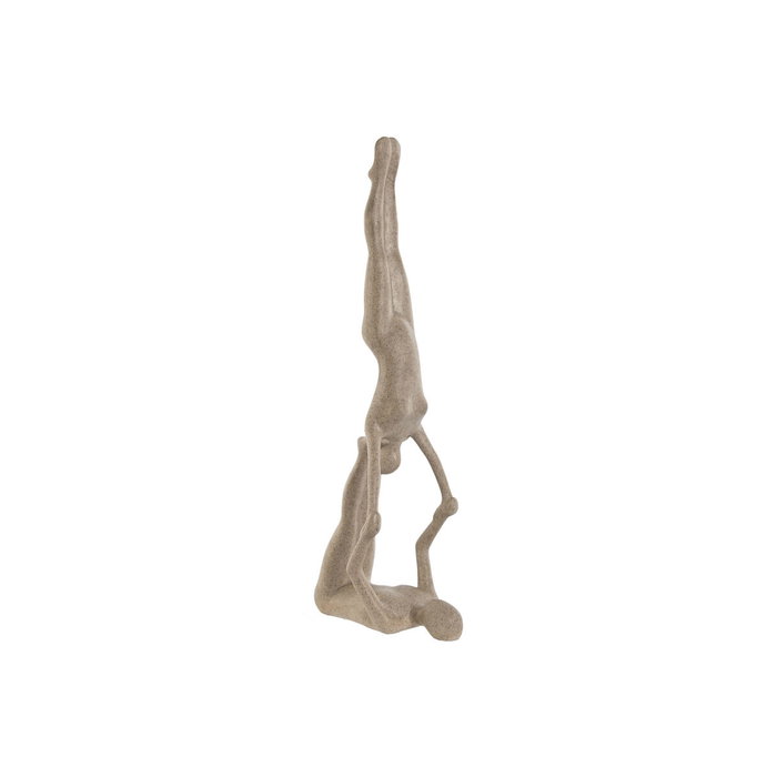 DKD Home Decor Figura de Resina Yoga Beige DKD Home Decor Figura de Resina Yoga Beige
