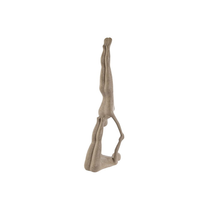 DKD Home Decor Figura de Resina Yoga Beige DKD Home Decor Figura de Resina Yoga Beige