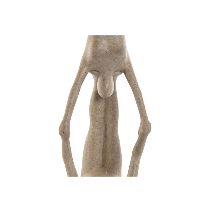 DKD Home Decor Figura de Resina Yoga Beige DKD Home Decor Figura de Resina Yoga Beige