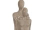 DKD Home Decor Figura Yoga Beige Resina 12.8 x 50 x 19.5 cm