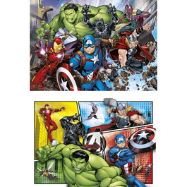 Clementoni Puzzle Vengadores Avengers Marvel 2x60pzs