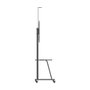 Aisens Soporte de Suelo ECO FT100E-135 con Ruedas, Bandeja DVD y Soporte Cámara, 37-100 pulgadas