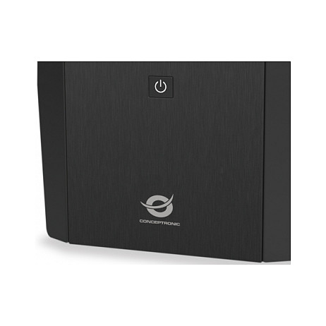 Conceptronic ZEUS03E UPS 1,2 kVA 720 W 6 Salidas AC Negro