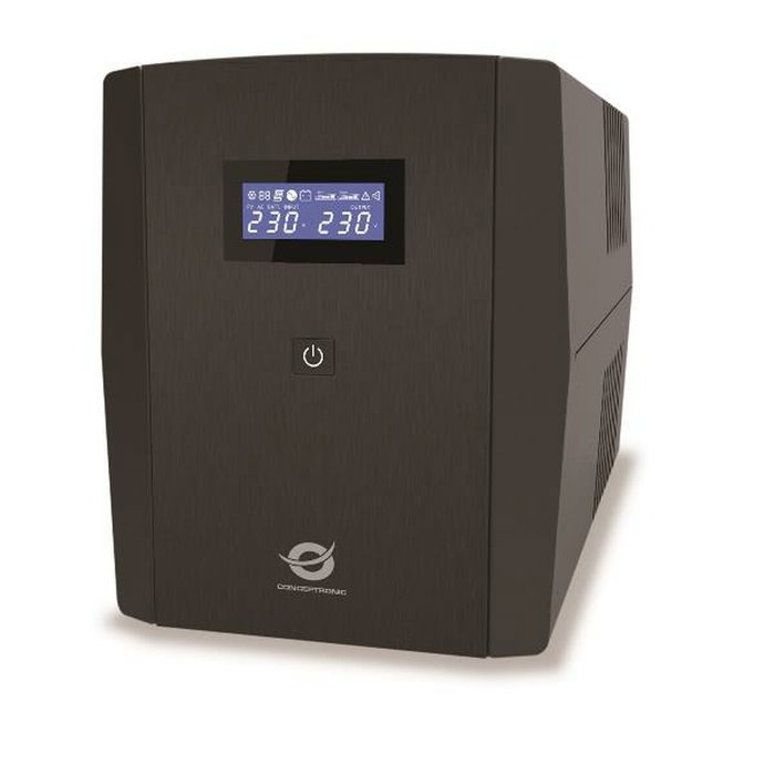 Conceptronic Zeus03e 1200VA 720W SAI Línea Interactiva con Protección LAN/Módem