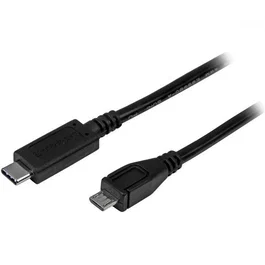 StarTech.com Cable Adaptador USB-C a Micro B 1 m USB 2.0 Tipo C Macho/Macho Negro