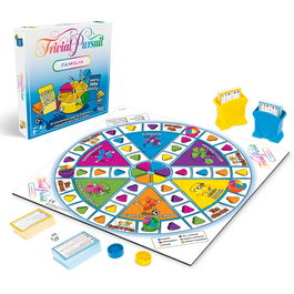 Hasbro Gaming Trivial Pursuit Edición Familia E1921 Juego de Mesa Preguntas para Niños y Adultos Español