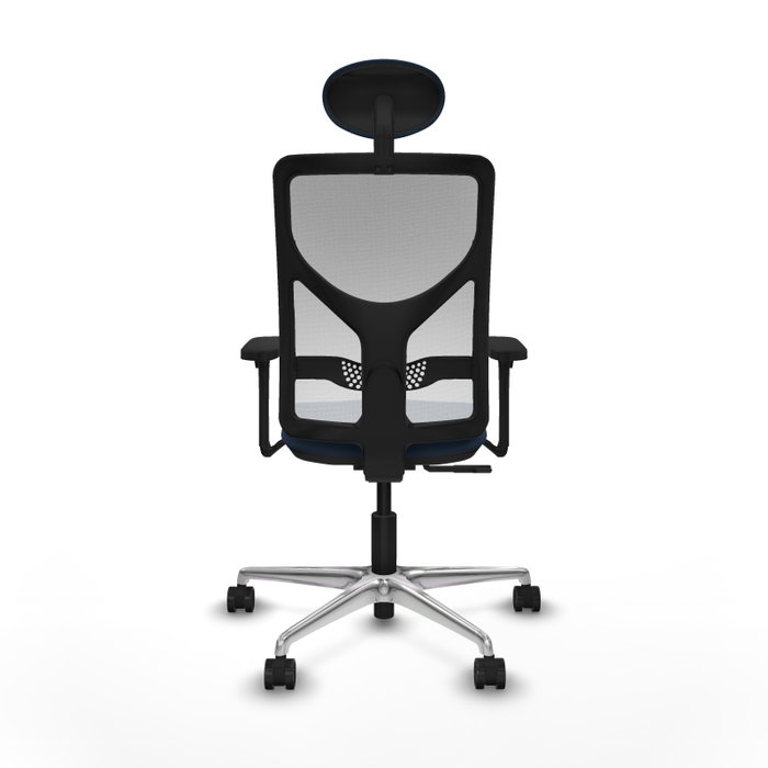 PIQUERAS Y CRESPO Silla de oficina Motilla con mecanismo Sincro, Azul marino y Blanco PIQUERAS Y CRESPO Silla de oficina Motilla con mecanismo Sincro, Azul marino y Blanco