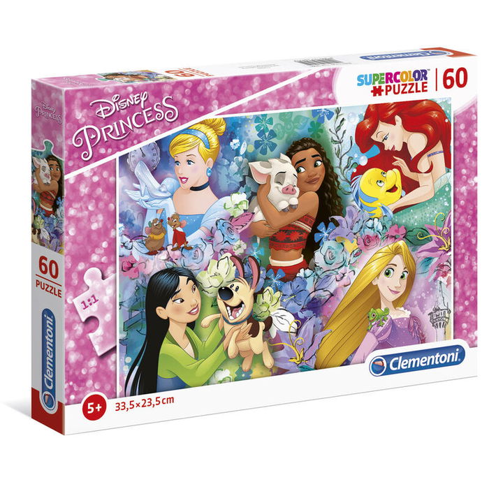 Clementoni Puzzle Princesas Disney 60 Piezas 33,5x23,5cm