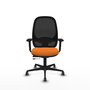 PIQUERAS Y CRESPO Silla de oficina Cilanco Naranja y Negro