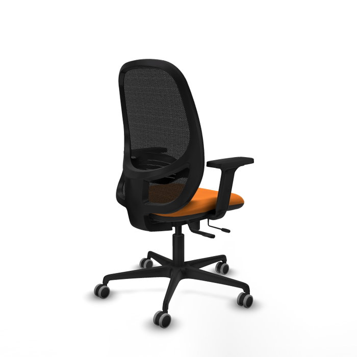PIQUERAS Y CRESPO Silla de oficina Cilanco Naranja y Negro PIQUERAS Y CRESPO Silla de oficina Cilanco Naranja y Negro