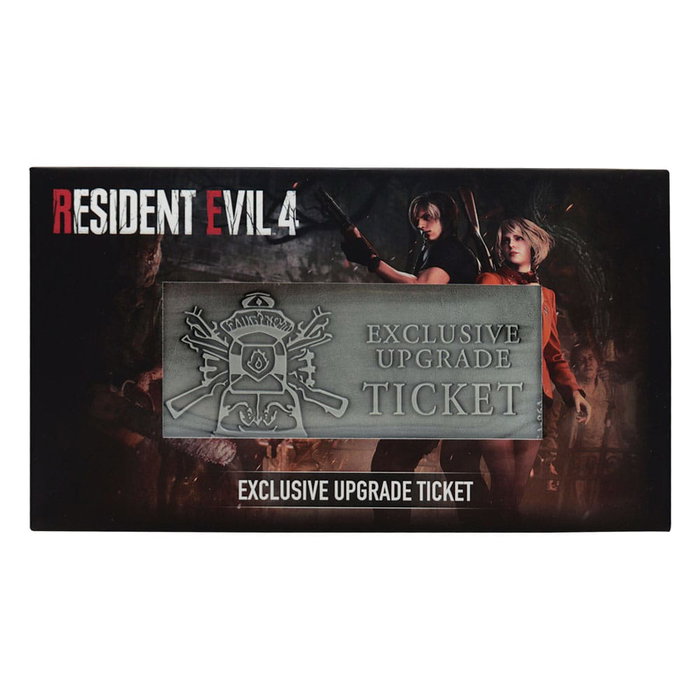 Resident Evil 4 Réplica 1/1 Metal Exclusive Upgrade Ticket