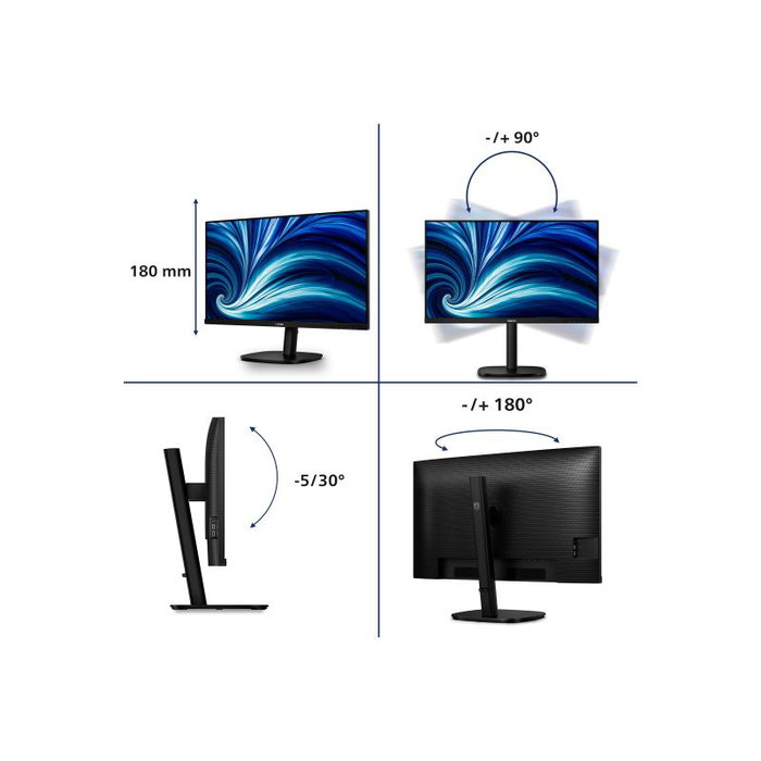 Philips 32B2U3601/00 Monitor QHD IPS 32 pulgadas 100 Hz