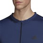 Camiseta de Manga Corta Hombre Adidas 1/4-Zip Azul oscuro 39