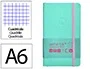 Antartik Cuaderno A6 Tapa Blanda Cuadriculado Rosa y Turquesa, 100 Hojas 80 gr FSC