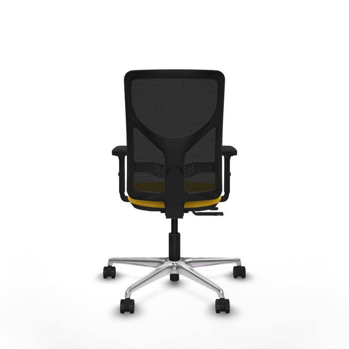 PIQUERAS Y CRESPO Silla de oficina Motilla con mecanismo Sincro/Traslack, Amarillo y Negro PIQUERAS Y CRESPO Silla de oficina Motilla con mecanismo Sincro/Traslack, Amarillo y Negro