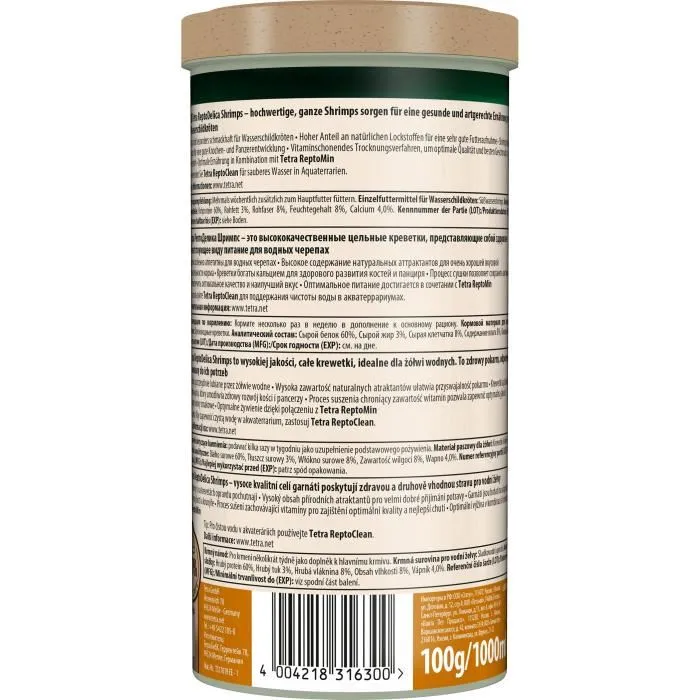Tetra Gammarus 1 Litro Alimento para Peces y Reptiles