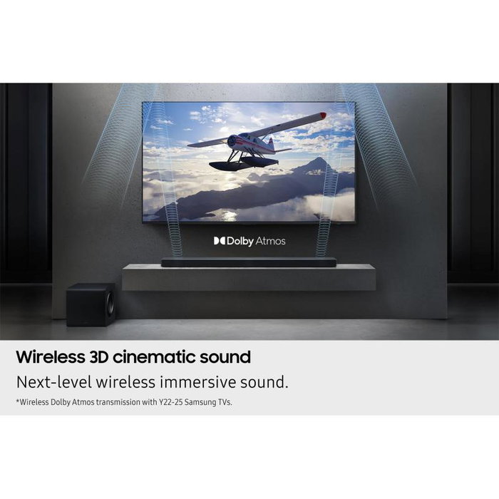 Samsung HW-QS750F Barra de Sonido Q Series 5.1.2 Canales, Inalámbrica, Bluetooth, Wi-Fi, Titan Black Samsung HW-QS750F Barra de Sonido Q Series 5.1.2 Canales, Inalámbrica, Bluetooth, Wi-Fi, Titan Black