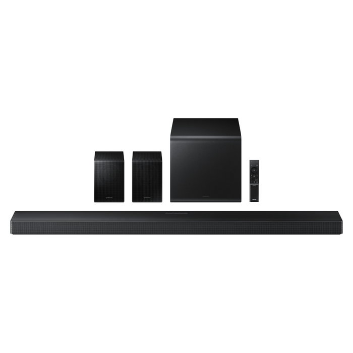 Samsung HW-QS750F Barra de Sonido Q-Series 5.1.2 Canales con Dolby Atmos y Subwoofer Inalámbrico - Titan Black