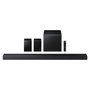 Samsung HW-QS750F Barra de Sonido Q-Series 5.1.2 Canales con Dolby Atmos y Subwoofer Inalámbrico - Titan Black
