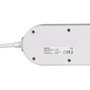 LogiLink Regleta de enchufes de 5 tomas con 5xCEE 7/3 y 6 interruptores, multicolor