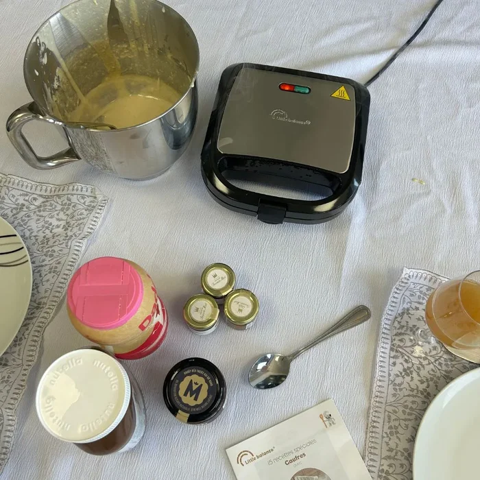 Little Balance Happy Waffles Gofrera LIT3760240788201 Revestimiento Antiadherente sin PFAS 750 W