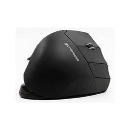 Contour Design Contour Unimouse - Ratón ergonómico vertical para diestros, inalámbrico RF + Bluetooth 5.1, USB-C, 4000 DPI, 7 botones programables, Negro