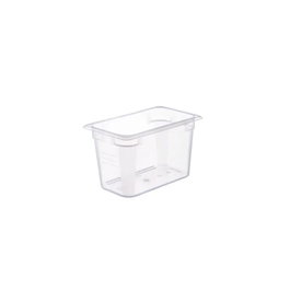 ARAVEN Cubeta Transparente GN 1/4 de 3,8 L