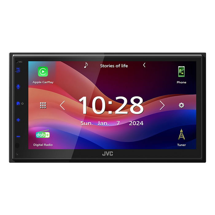 JVC KW-M695DBT Radio Multimedia 1 DIN 200W Pantalla 6.8" Bluetooth USB Apple CarPlay Android Auto JVC KW-M695DBT Radio Multimedia 1 DIN 200W Pantalla 6.8" Bluetooth USB Apple CarPlay Android Auto