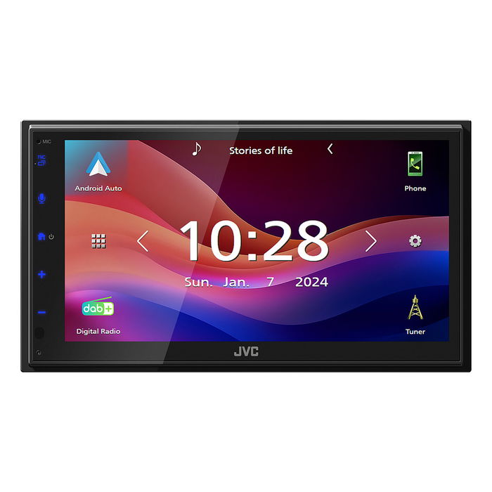 JVC KW-M695DBT Radio Multimedia 1 DIN 200W Pantalla 6.8" Bluetooth USB Apple CarPlay Android Auto JVC KW-M695DBT Radio Multimedia 1 DIN 200W Pantalla 6.8" Bluetooth USB Apple CarPlay Android Auto