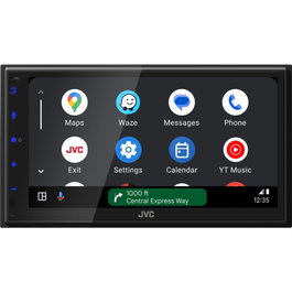 JVC KW-M695DBW Receptor de medios para coche Negro