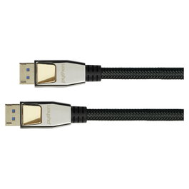PYTHON Series Cable DisplayPort 2.0 Trenzado de Nylon Negro 2m