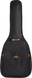 TOBAGO Funda Guitarra Acústica Dreadnought Negro 600D 10 Unidades (Set de 10)