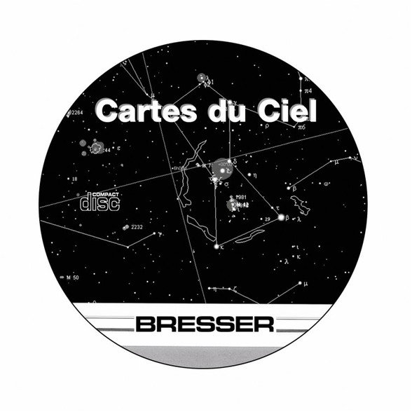 Bresser 70/900mm EQ Linsenteleskop Lyra Carbon Design con Software Cartes du Ciel