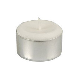 PAPSTAR Vela de té blanca de 8 horas (100 piezas)