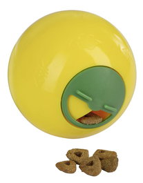 Kerbl Pelota Snack Gatos Amarillo 7,5cm Juguete Alimentador Ajustable