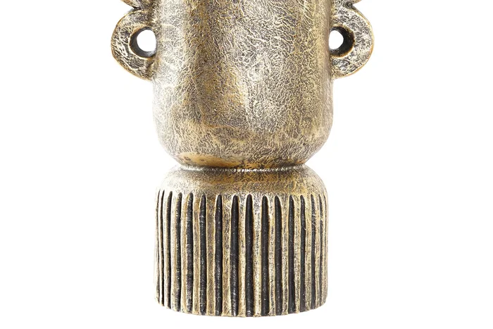 DKD Home Decor Jarrón Magnesia Envejecido Dorado 21x14x35,5 cm DKD Home Decor Jarrón Magnesia Envejecido Dorado 21x14x35,5 cm