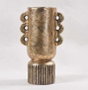 DKD Home Decor Jarrón Magnesia Envejecido Dorado 21x14x35,5 cm