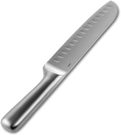 Alessi Cuchillo Santoku Grande Mami en Acero AISI 420 Mate