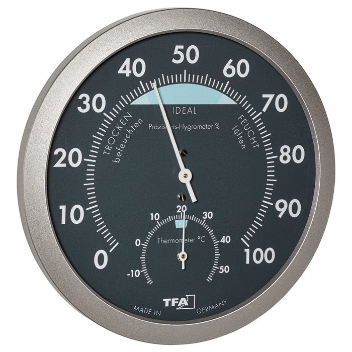 TFA 45.2043.51 Termohigrómetro Black / Silver TFA 45.2043.51 Termohigrómetro Black / Silver