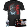 Funko Pop & Tee Pack: Camiseta Unisex Kakashi Naruto Talla M + Figura Exclusiva 10cm