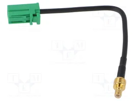 MTA Cable Coaxial RG174 con Conector GT16 Hembra, 0,12m