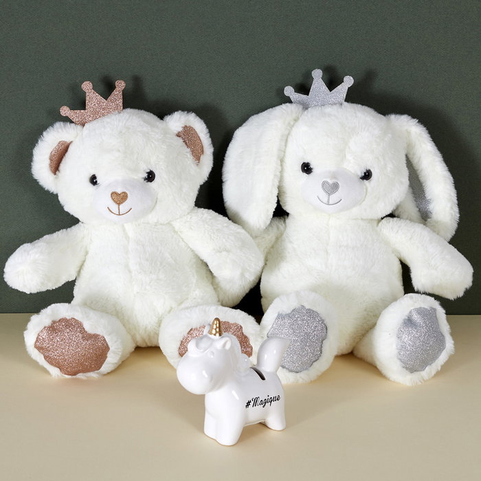 Tom et Zoe Peluche Oso Conejo 25 cm